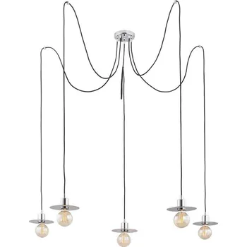 Argon 2079 - Lustr na lanku CORSO 5xE27/15W/230V pavouk lesklý chrom