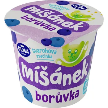 Olma Míšánek Tvarohová svačinka borůvka