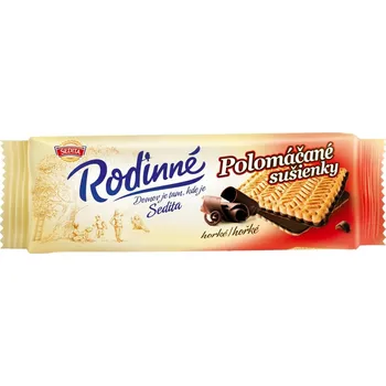Sedita Rodinné sušenky polomáčené hořké