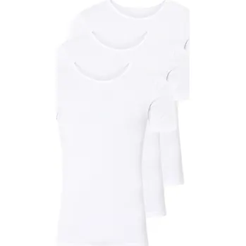 Pánské tričko LIVERGY® Pánské spodní triko, 3 kusy (kulatý výstřih, 4/S, bílá)