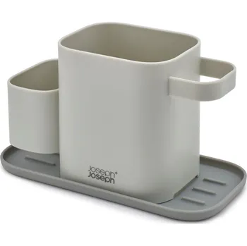 Odkapávač na nádobí Šedý plastový stojan na mycí prostředky Duo – Joseph Joseph ID_1715832