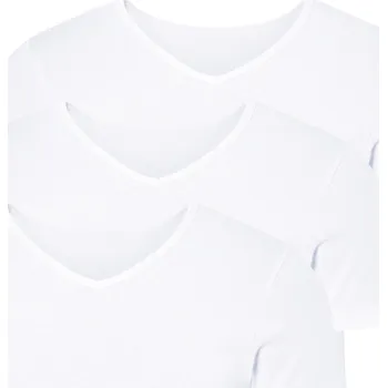 Pánské tričko LIVERGY® Pánské spodní triko, 3 kusy ("V" výstřih, 7/XL, bílá)