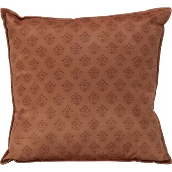 Polštář POLŠTÁŘ 45x45 terakota vzor ORNAMENT DO OBÝVÁKU ozdobný polštářek
