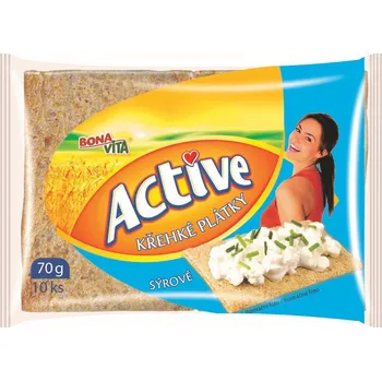 Pečivo Bonavita Active Křehké plátky sýrové