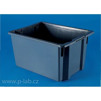 Přepravka vysoká šedá | KARTELL (Objem (l): 75, Vnější rozměry (mm): 760 x 460, Výška (mm): 310)