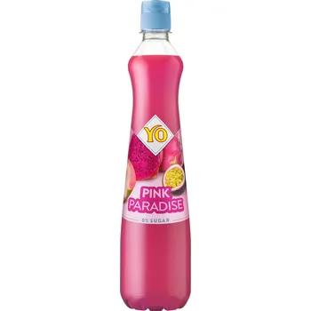 Sirup YO Sirup bez cukru pink paradise
