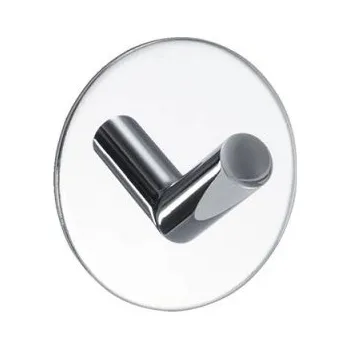 Věšák Jednoduchý samolepiaci vešiak z leštenej nehrdzavejúcej ocele, Base 100, 60406-21