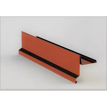 Střecha Závětrná lišta klasik s okapnicí pozinkovaná FeZn Lakovaná s folií dl.2m