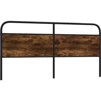 vidaXL Náhradní čelo postele 180 cm ocel a kompozitní dřevo [4100343] Barva: kouřový dub