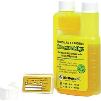 Barvivo fluorescenční Mastercool žluté 240 ml (32 dávek) pro chladící okruhy