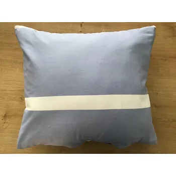 Povlak na dekorativní polštářek Tibex Povlak MODRÝ S PRUHEM 40 x 46 cm