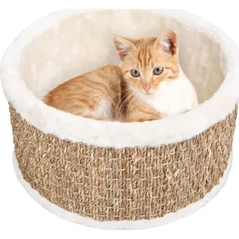 zahrada-XL Kulatý pelíšek pro kočku 36 cm mořská tráva 170974