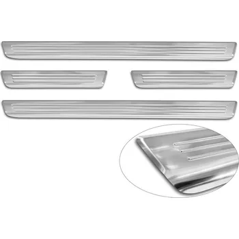 Karosérie Avisa Prahové nerezové lišty Volkswagen Tiguan III (od roku 2023>) - stříbrné |