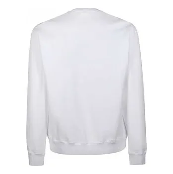 Pánská mikina Dsquared2 Mikina S74GU0425 S25042 Bílá Regular Fit XXL