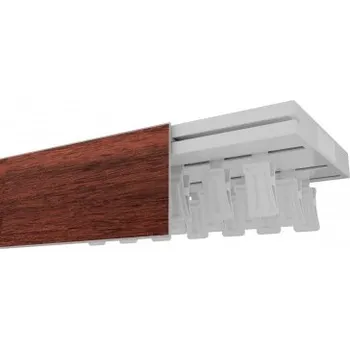 Garnýž stropní kolejnice OM Extra trojřadá orech