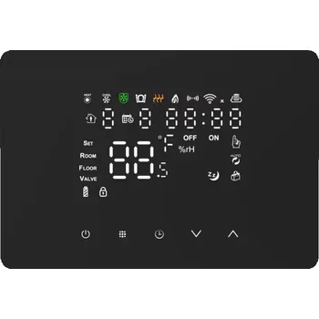 Bezdrátový Termostat 16A černý - Smartica HY101 (Bezdrátový termostat 16A Smartica HY101)