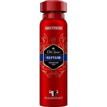 Old Spice Captain deodorant ve spreji s tóny santalového dřeva a citrusů