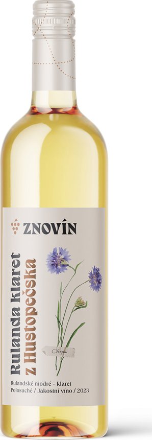 Znovín Rulandské modré klaret 2023 jakostní víno 0,75 l (3346)