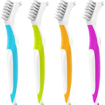 Péče o zubní náhradu HS Acclean zubní kartáček na protézy s ergonomickou rukojetí