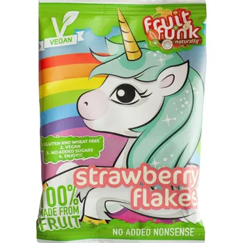 Sušené ovoce Fruitfunk Happybag jahodové plátky Jednorožec