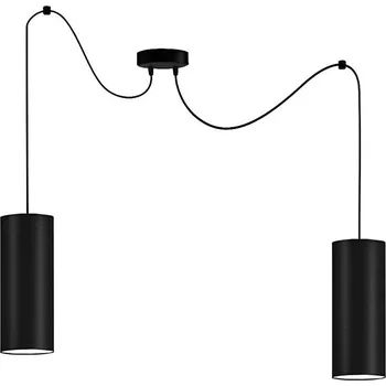 Lustr na lanku ZIK 2xE27/40W/230V pavouk černá