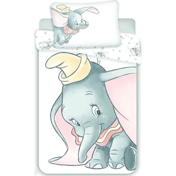 Povlečení DUMBO GREY BABY 40 x 60 + 100 x 135 cm