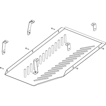 Palivová nádrž Kryt Palivová nádrž - ocelová - Volkswagen Crafter (2017 - 2021) / MAN TGE (2018 - 2021)