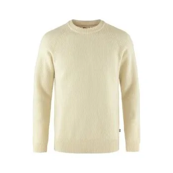 Pánský svetr Fjällräven Övik Rib Sweater Men Chalk White béžová L