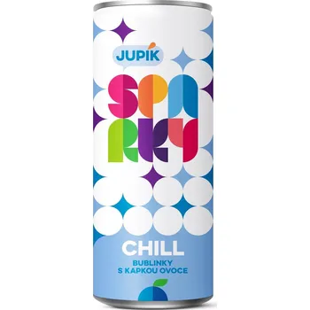 Limonáda Jupík Sparky Chill Sycený nápoj plech