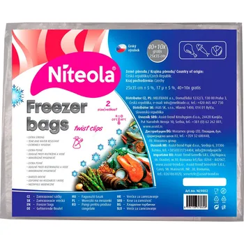 Sáček na potraviny Niteola Zamrazovací sáčky