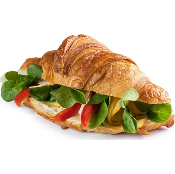 Hotové jídlo Pappudia Máslový croissant se sýry a zeleninou