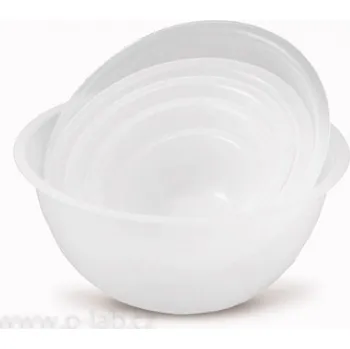 Miska kulatá PP s oblým dnem (Objem (l): 1,0, Vnitřní průměr (mm): 160, Výška (mm): 80, Hmotnost (g): 110, Balení (ks): 1)