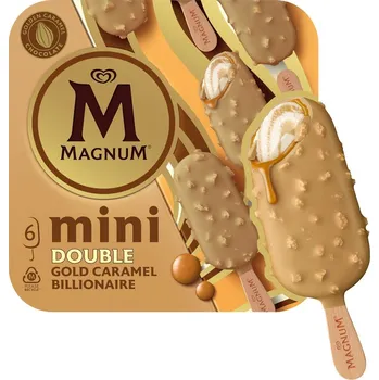 Zmrzlina Magnum Mini Caramel Gold Billionaire nanuk multipack (6×55 ml)