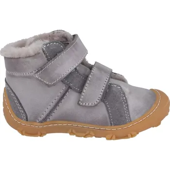 Dívčí tenisky Zimní barefoot boty RICOSTA Lias graphit 15303-450 26