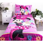 JERRY FABRICS Povlečení MINNIE FLOWERS 70 x 90 + 140 x 200 cm
