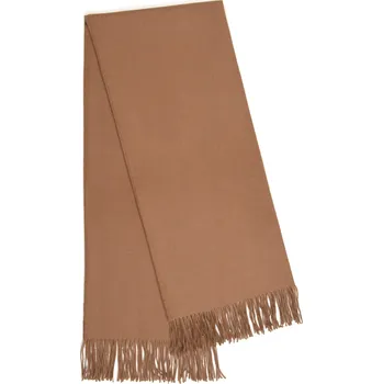 Přehoz na lůžko Peruánský přehoz ze 100% baby alpaky ALVARO camel UNI / 100% baby alpaka / Hnědá