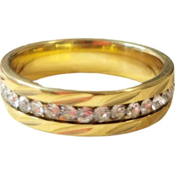 Prsten Prsten z chirurgické oceli s kameny