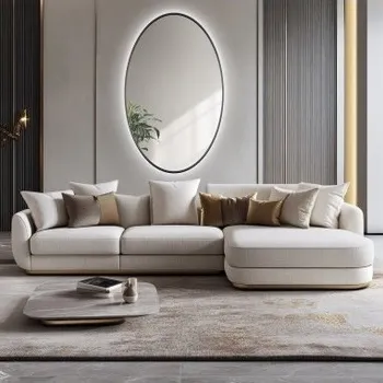 Zrcadlo Eliptické zrcadlo v černém MDF rámu SLIM s podsvícením - ELIZA LED