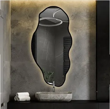 Zrcadlo Zrcadlo v organickém tvaru s osvětleným rámem - LOLIT V LED RÁMU