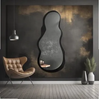 Zrcadlo Zrcadlo nepravidelného tvaru s rámem z MDF - RISOL V RÁMU