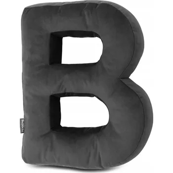 Polštář Polštář ve tvaru písmene B, grafitový