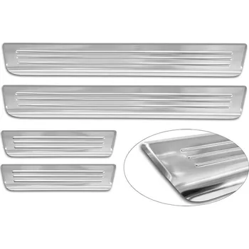 Lišta karosérie Avisa Prahové nerezové lišty Volvo S60 III (2019 - 2024) - stříbrné |