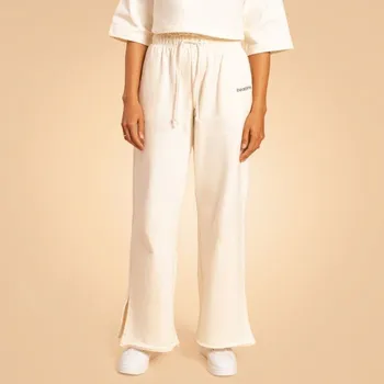 GymBeam Dámské tepláky Serenity Ivory - BeastPink Velikost: L, Barva: cream