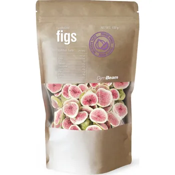 Fitness strava Lyofilizované fíky – GymBeam Balení (g): 100 g