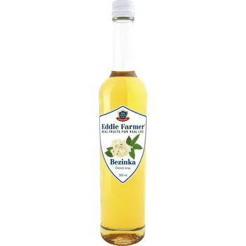 Sirup Eddie Farmer bylinný sirup bezinka 50% ovoce sklo