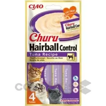 Krmivo pro kočku Churu Cat Hairball Tuna Recipe 4x14g ( expedice za 48 hodin)
