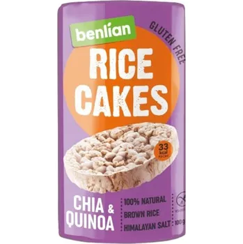 Trvanlivě pečivo Benlian Rýžový chléb se semínky chia a quinoou