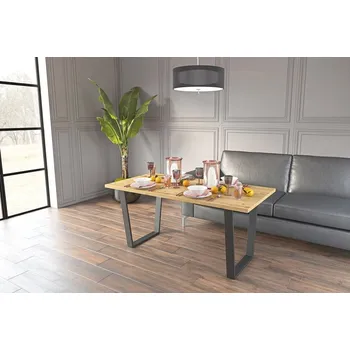 Jídelní stůl Jídelní stůl LOUISIANA 160 cm dub artisan/černá