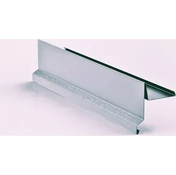 Střešní lemovaní Závětrná lišta klasik s okapnicí pozinkovaný plech FeZn dl.2m