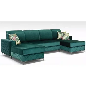 Sedací souprava Sedací souprava Borys U, zelená (terra 39 / tropic)